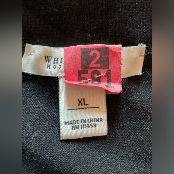 Black XL White House Black Market Cardigan
Silk Sweater - Picture 3 of 4